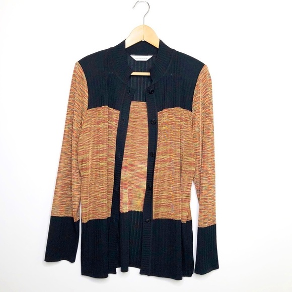 MISOOK Color block knit cardigan - Picture 1 of 7